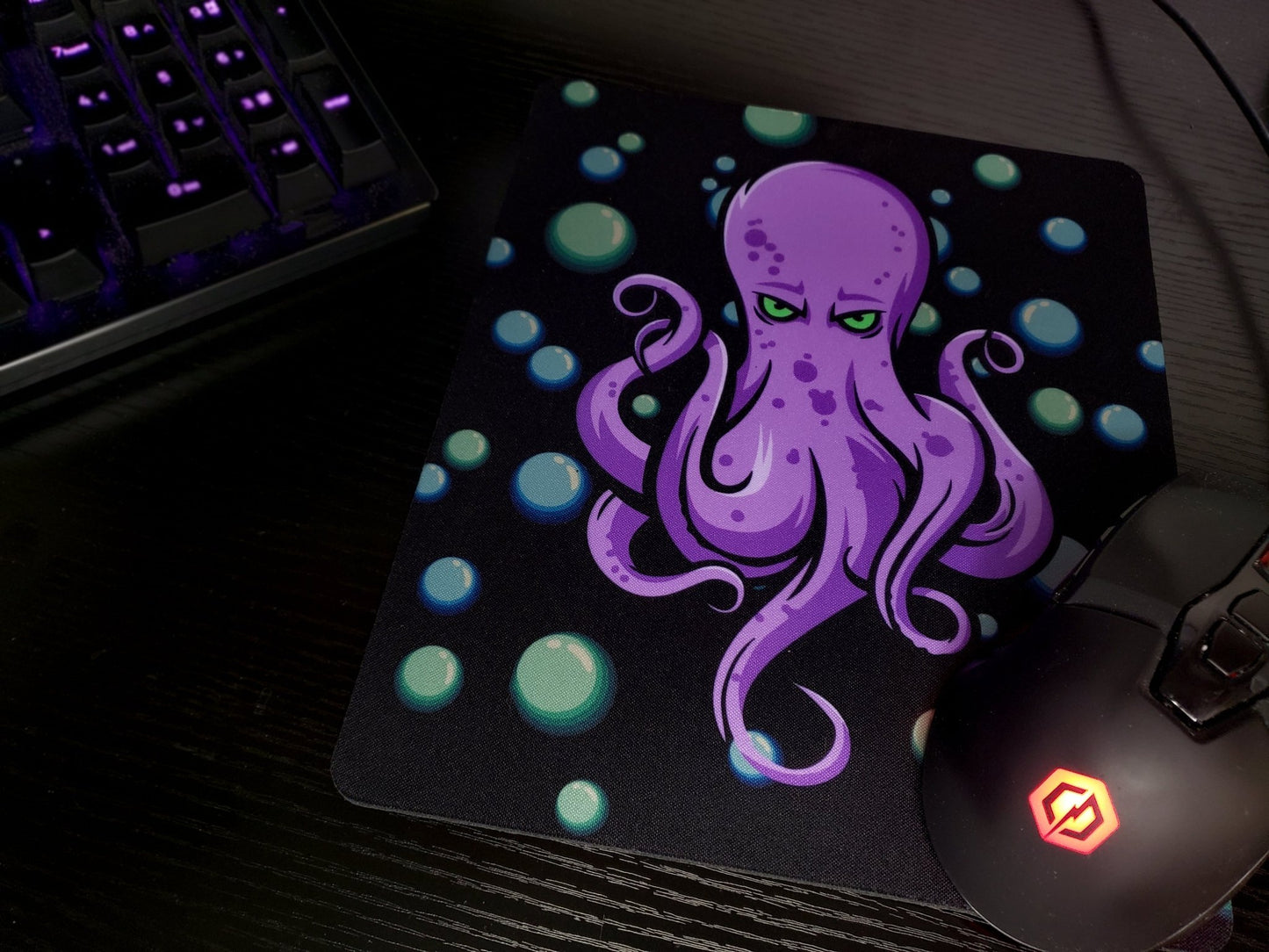 Angry Octopus Mousepad