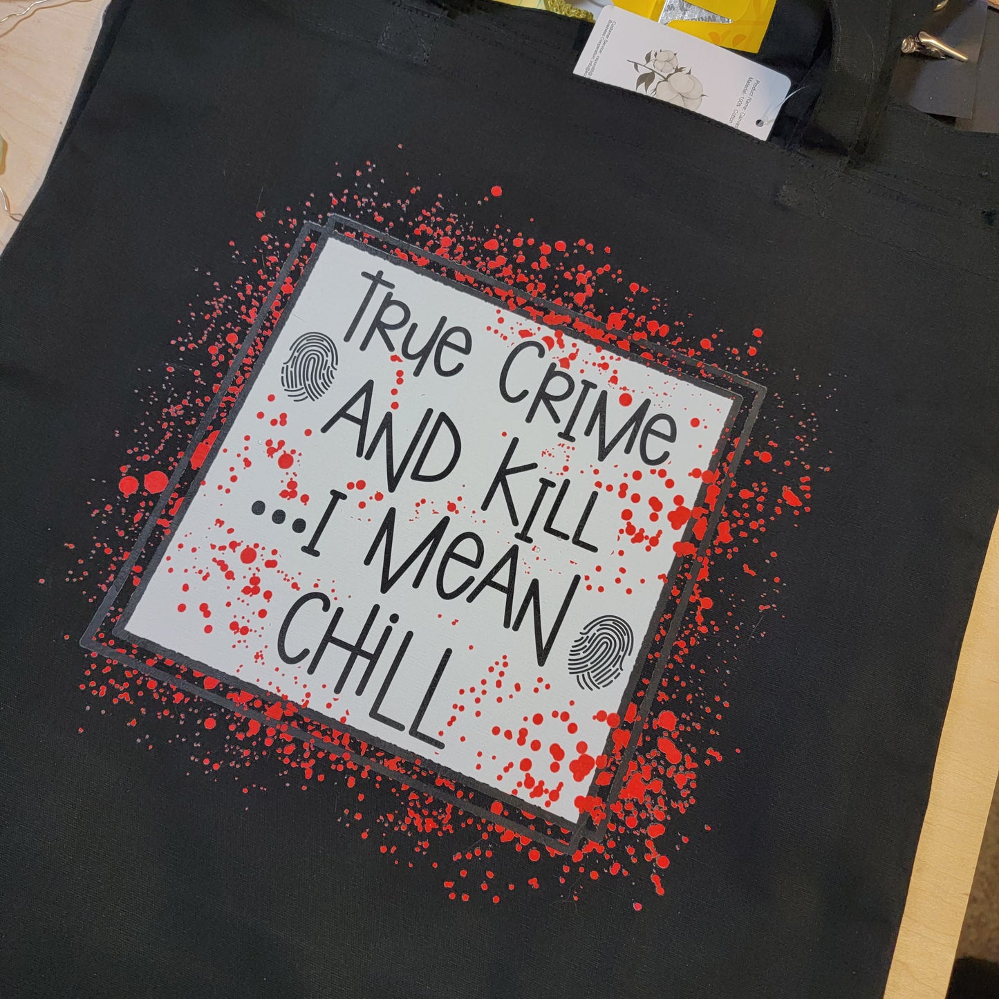 True Crime Tote Bag