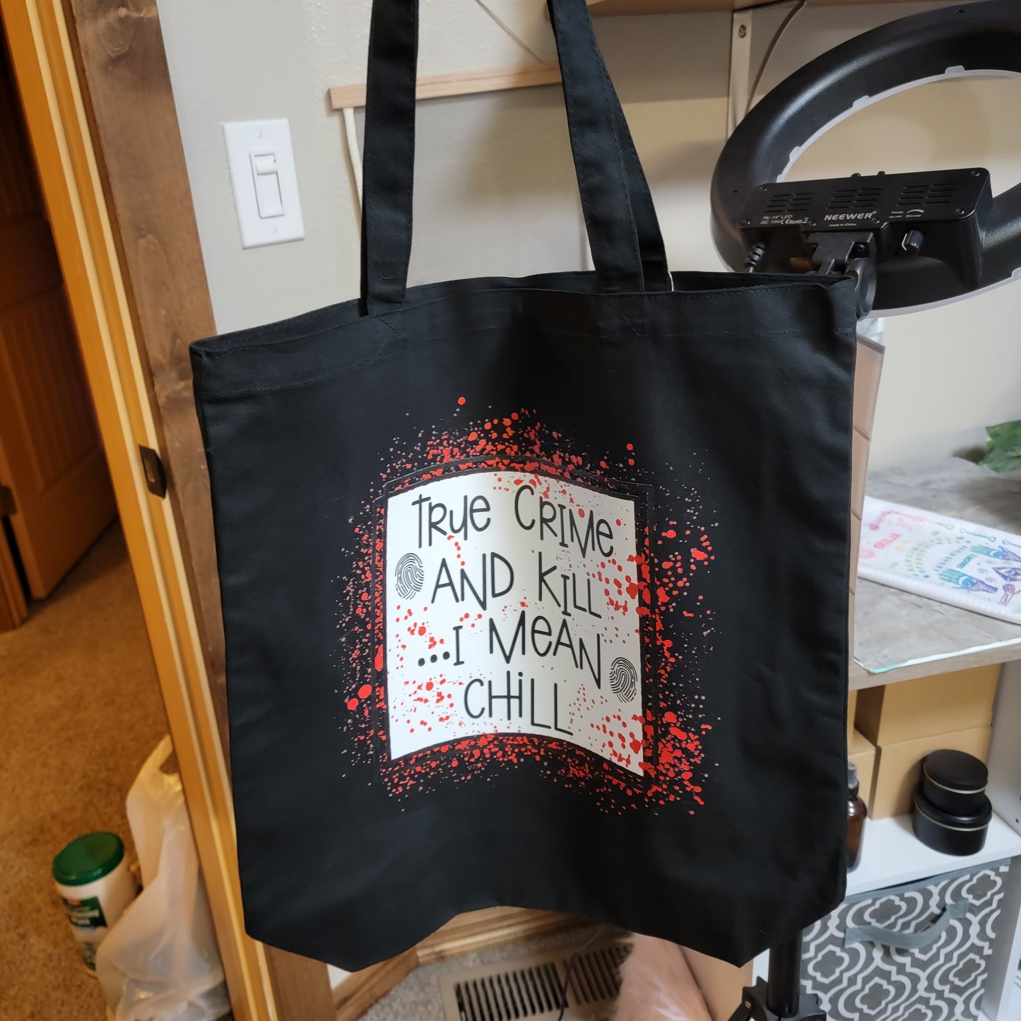 True Crime Tote Bag