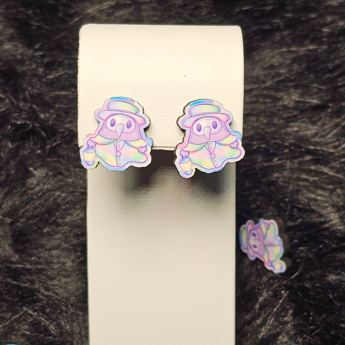 Pastel Plague Doctors Stud Earrings!