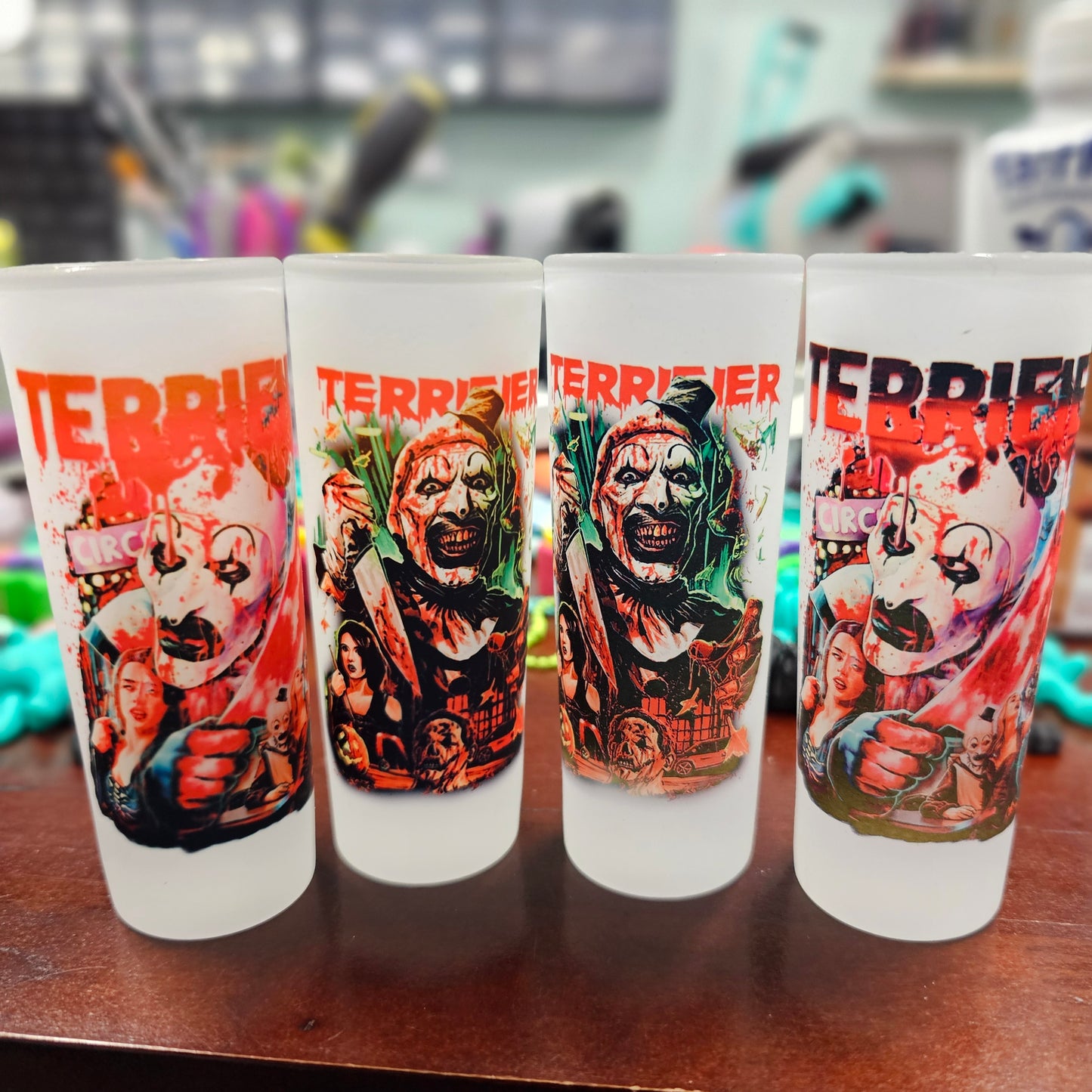 MESS UP - RANDOM TERRIFIER SINGLE SHOT GLASS - MESS - UP