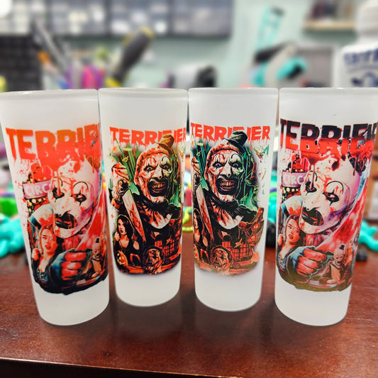 MESS UP - RANDOM TERRIFIER SINGLE SHOT GLASS - MESS - UP