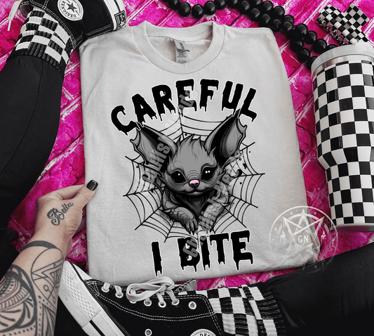 Careful I Bite Unisex T-shirt