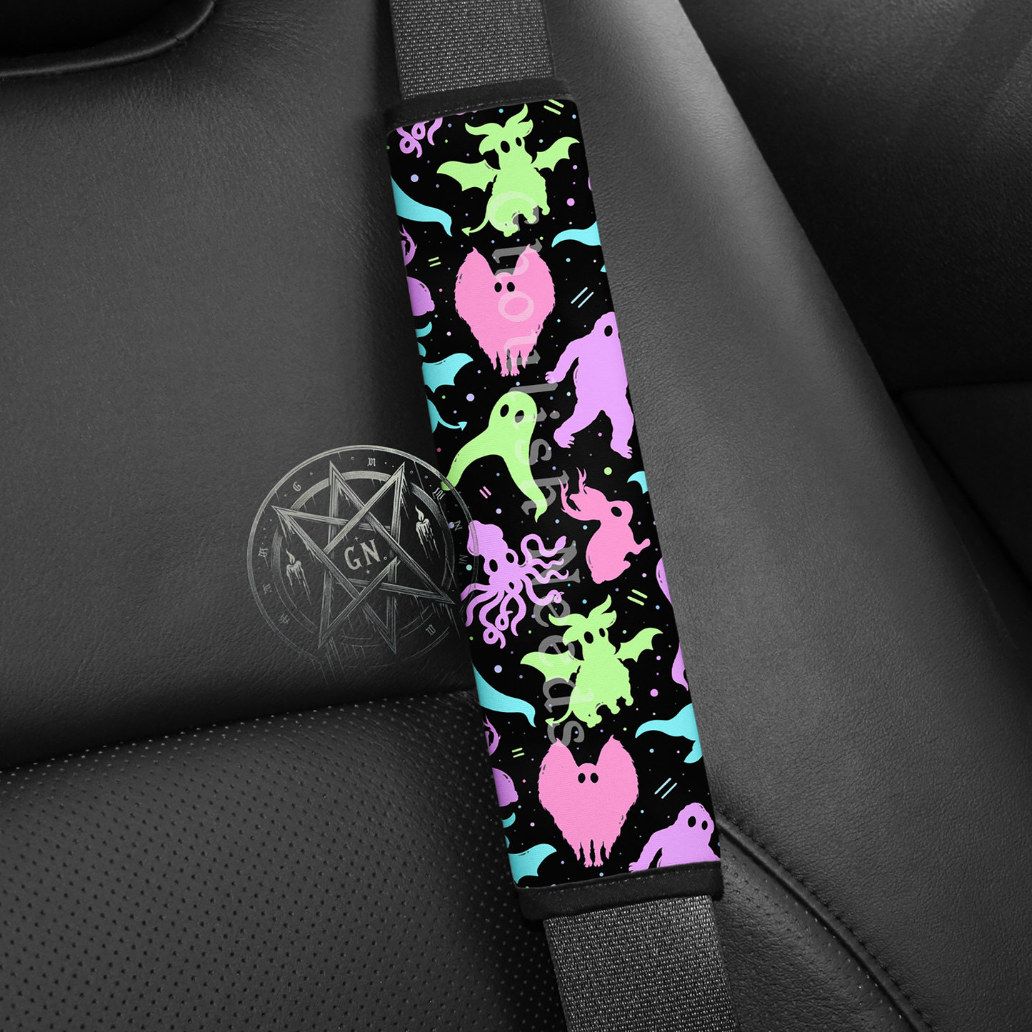 MESS - UP - CRYPTID CAR SEATBELT COVER - SINGLES - MESS-UP