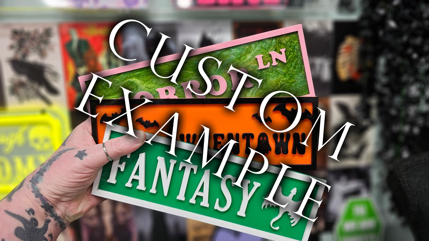 CUSTOM - Book Shelf Sign - READ DESCRIPTION BEFORE BUYING