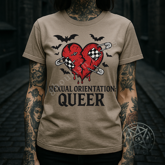 Hexual orientation: Queer Graphic T-shirt