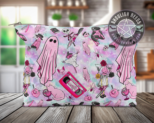 Horror movie night Makeup bag