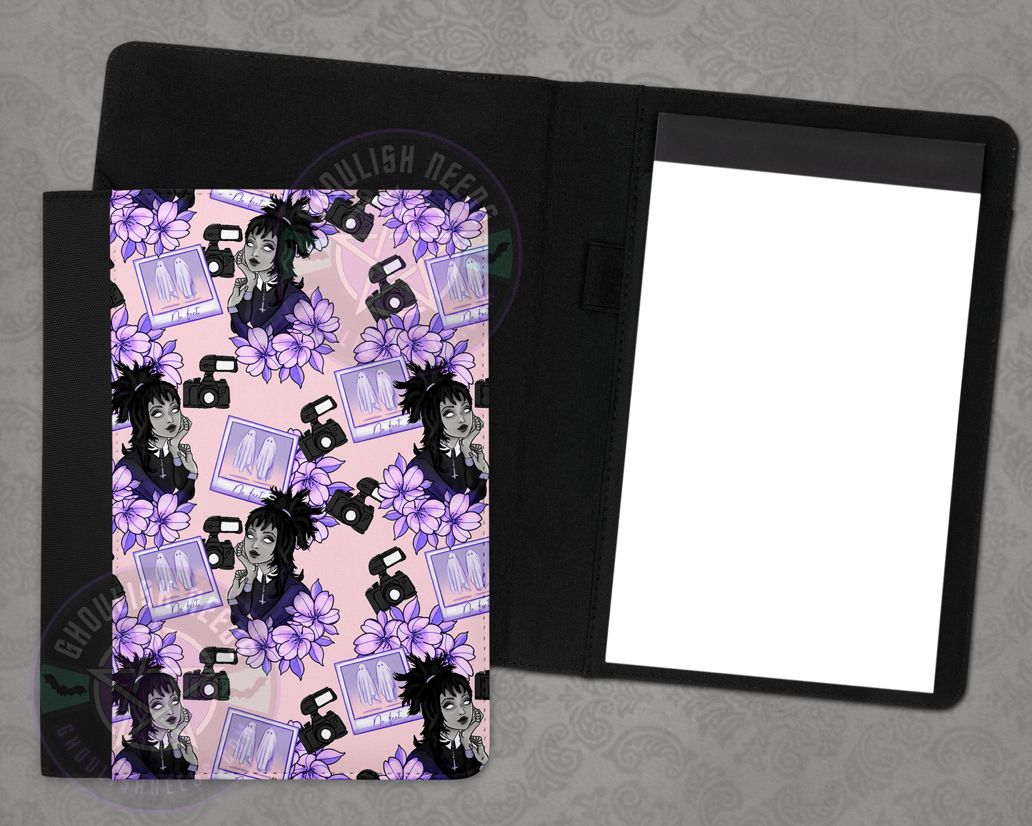 Gothic Teen Girl Notepad Holder
