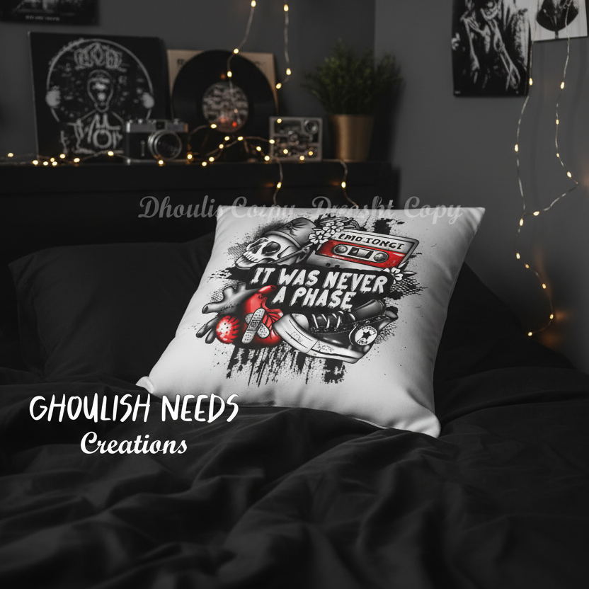It Was Never A Phase White Pillow Case