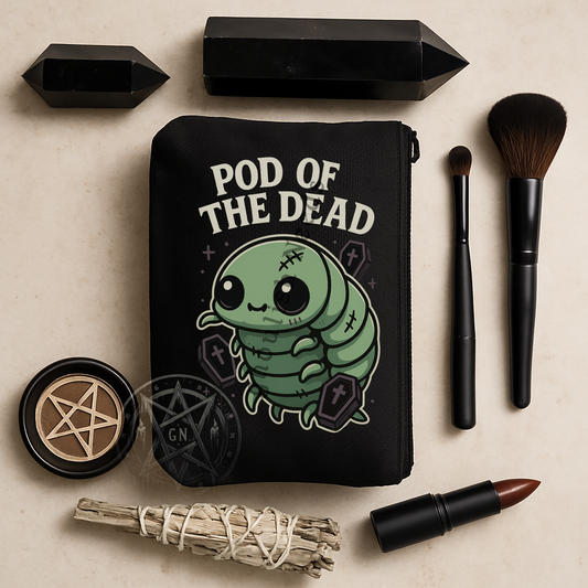 Pod Of The Dead - Black Makeup Bag