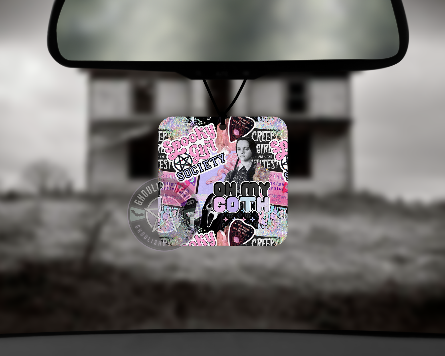 Spooky Girl Society Car Air Freshener
