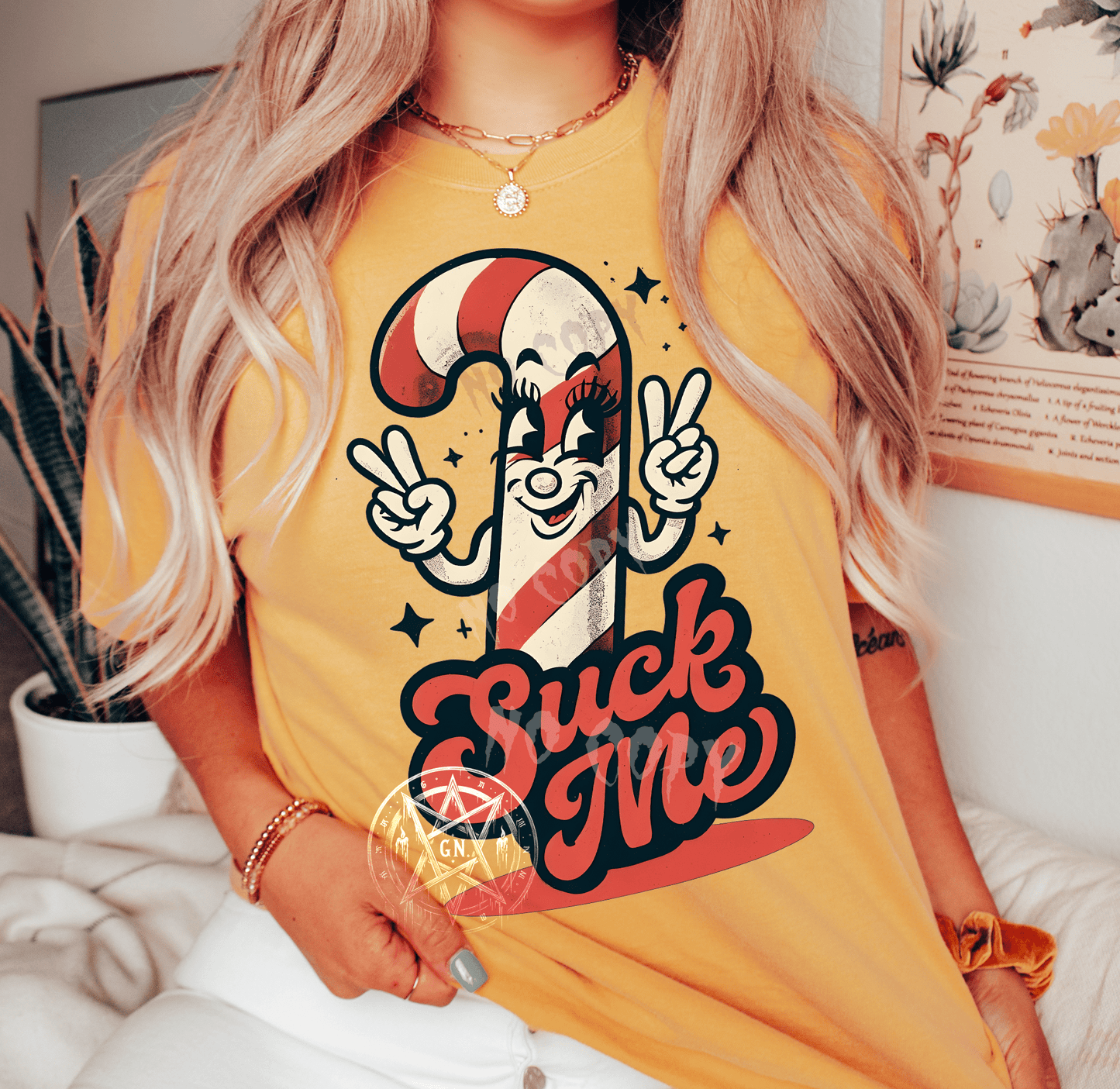 Suck Me Candy Cane Unisex T-shirt