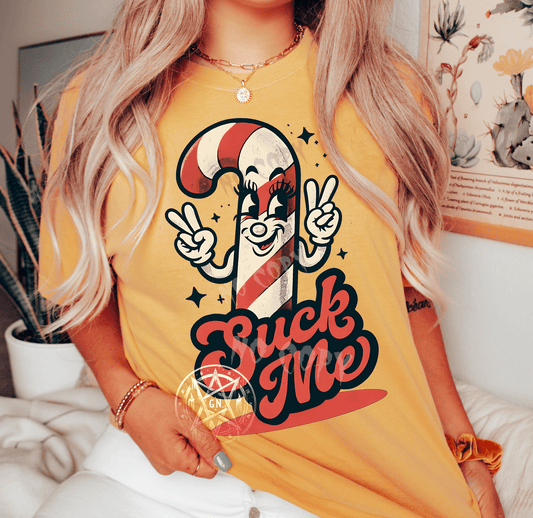 Suck Me Candy Cane Unisex T-shirt