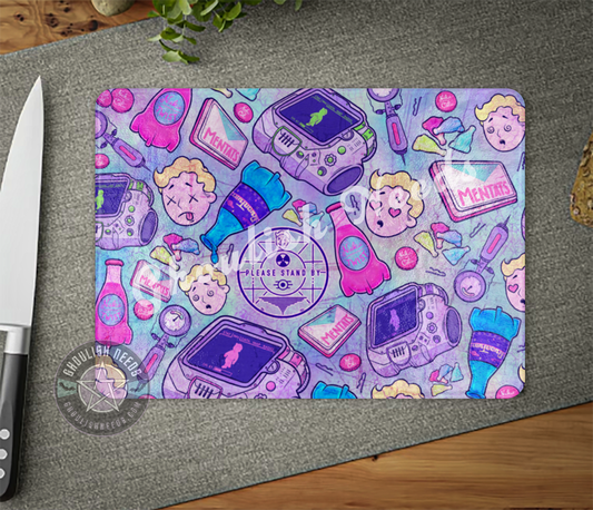 The Fall glass cutting board