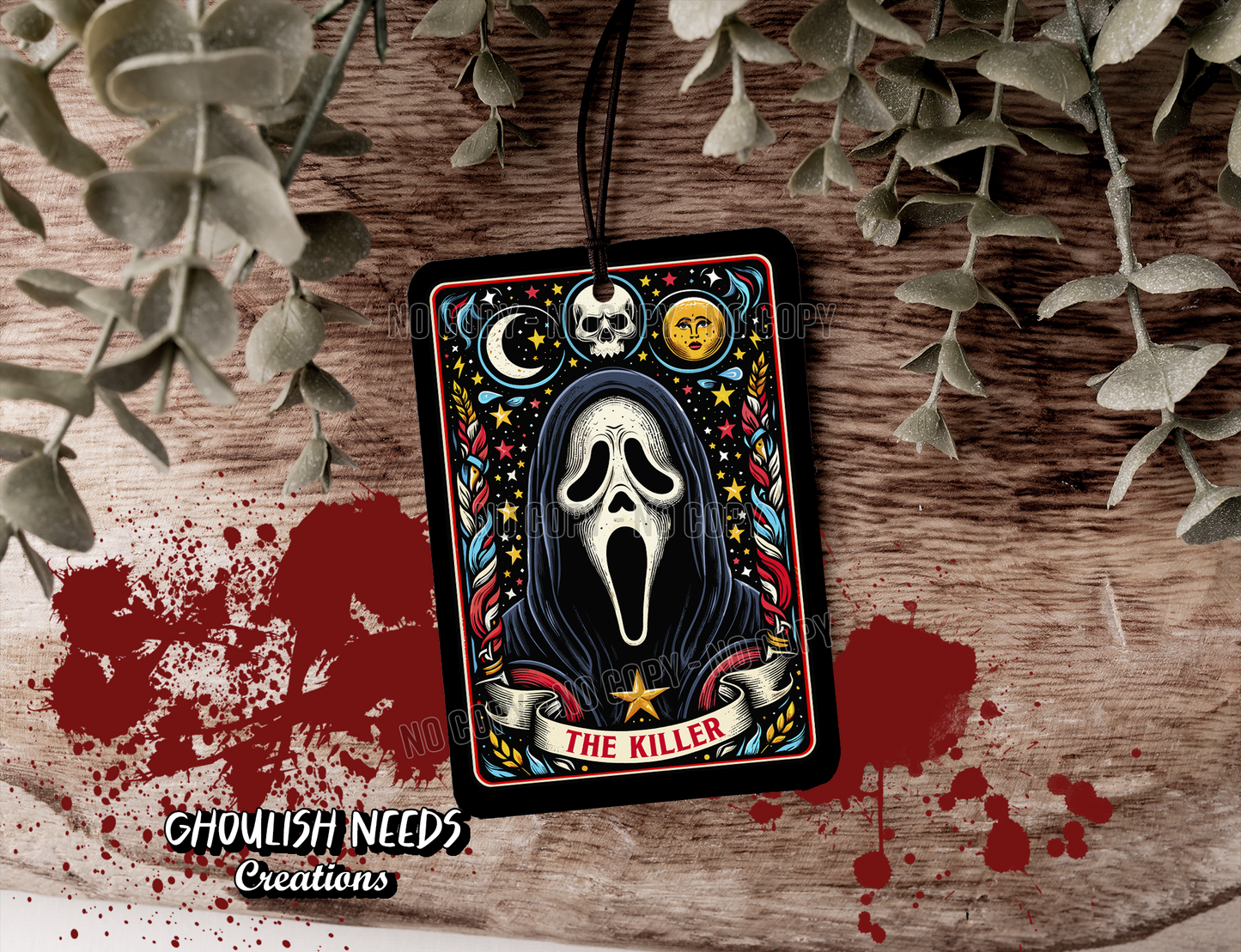 The Killer Tarot Car Air Freshener