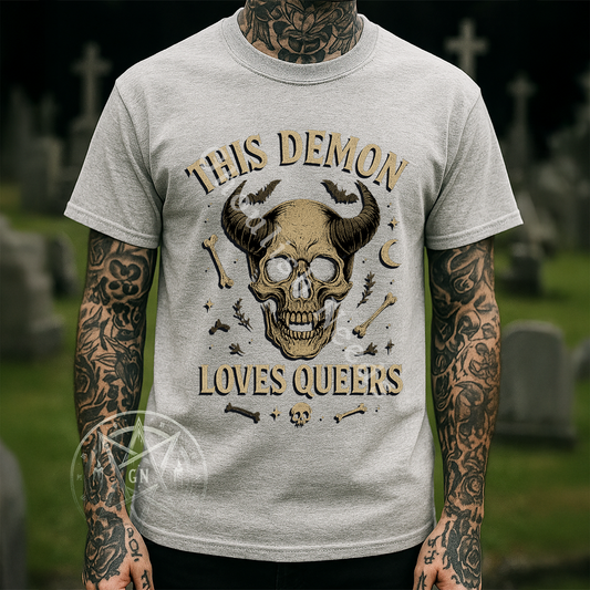 This Demon Loves Queers Graphic T-shirt