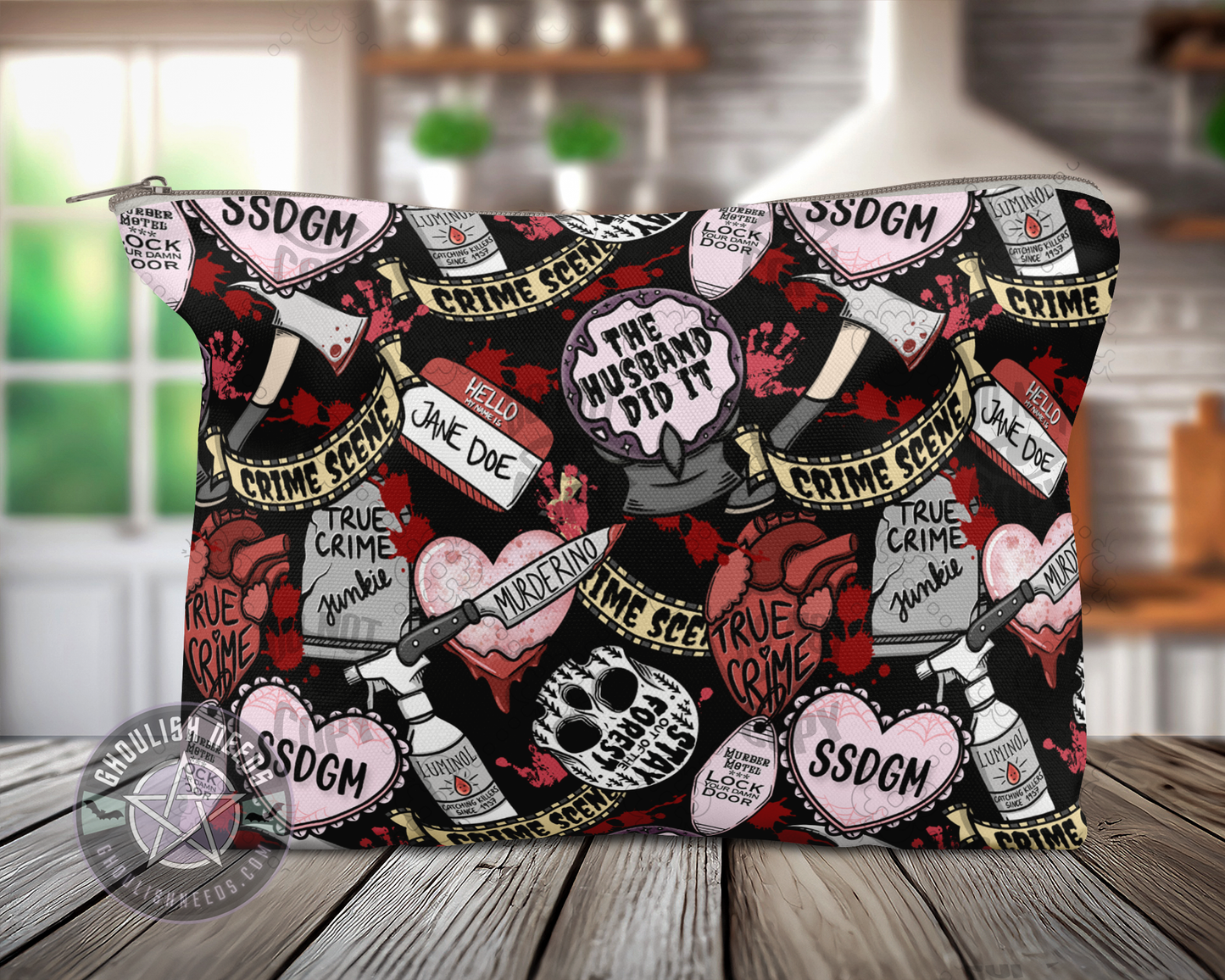 True Crime Makeup bag