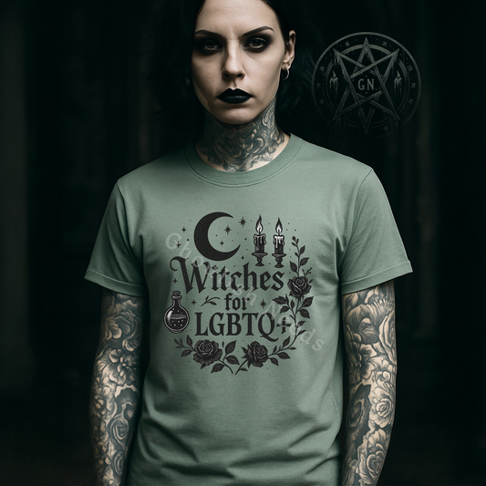 Witches for LGBTQ+ Graphic T-shirt