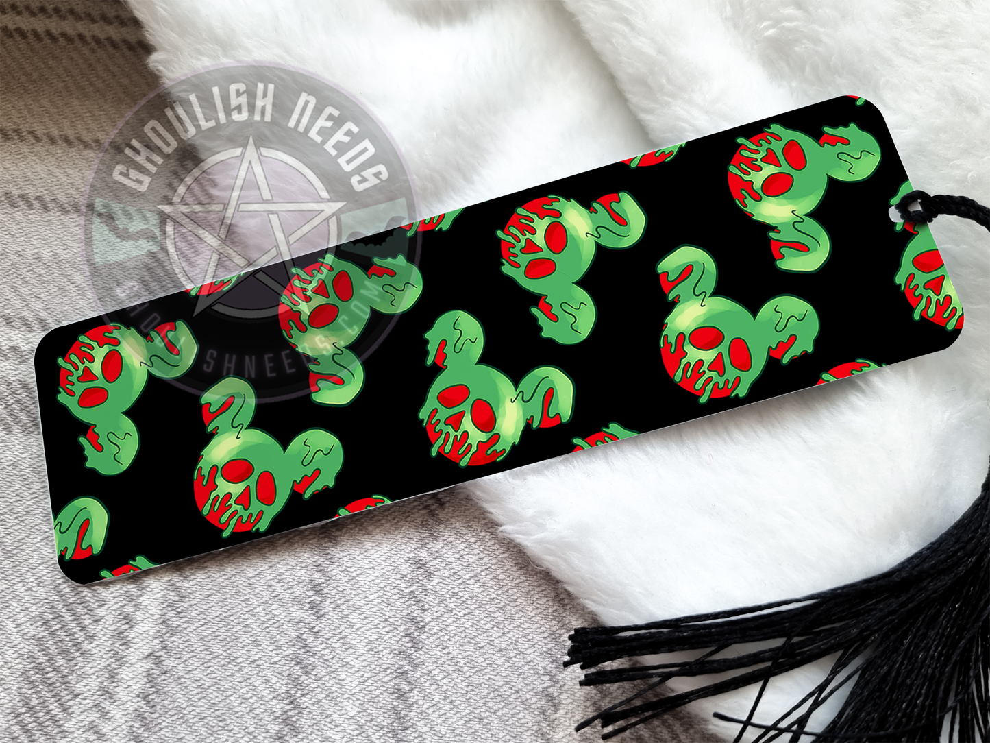 Poison Apple Bookmark with Tassel