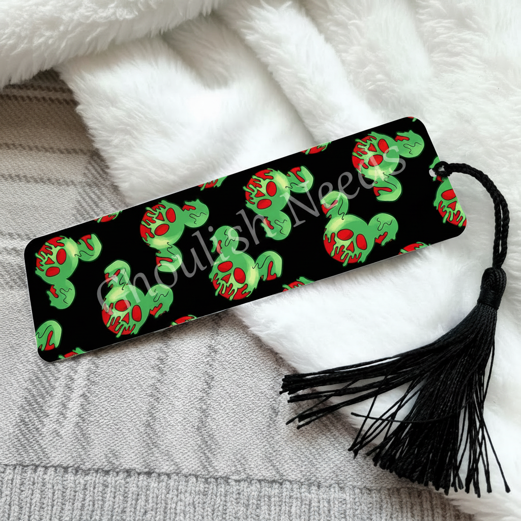 Poison Apple Bookmark with Tassel