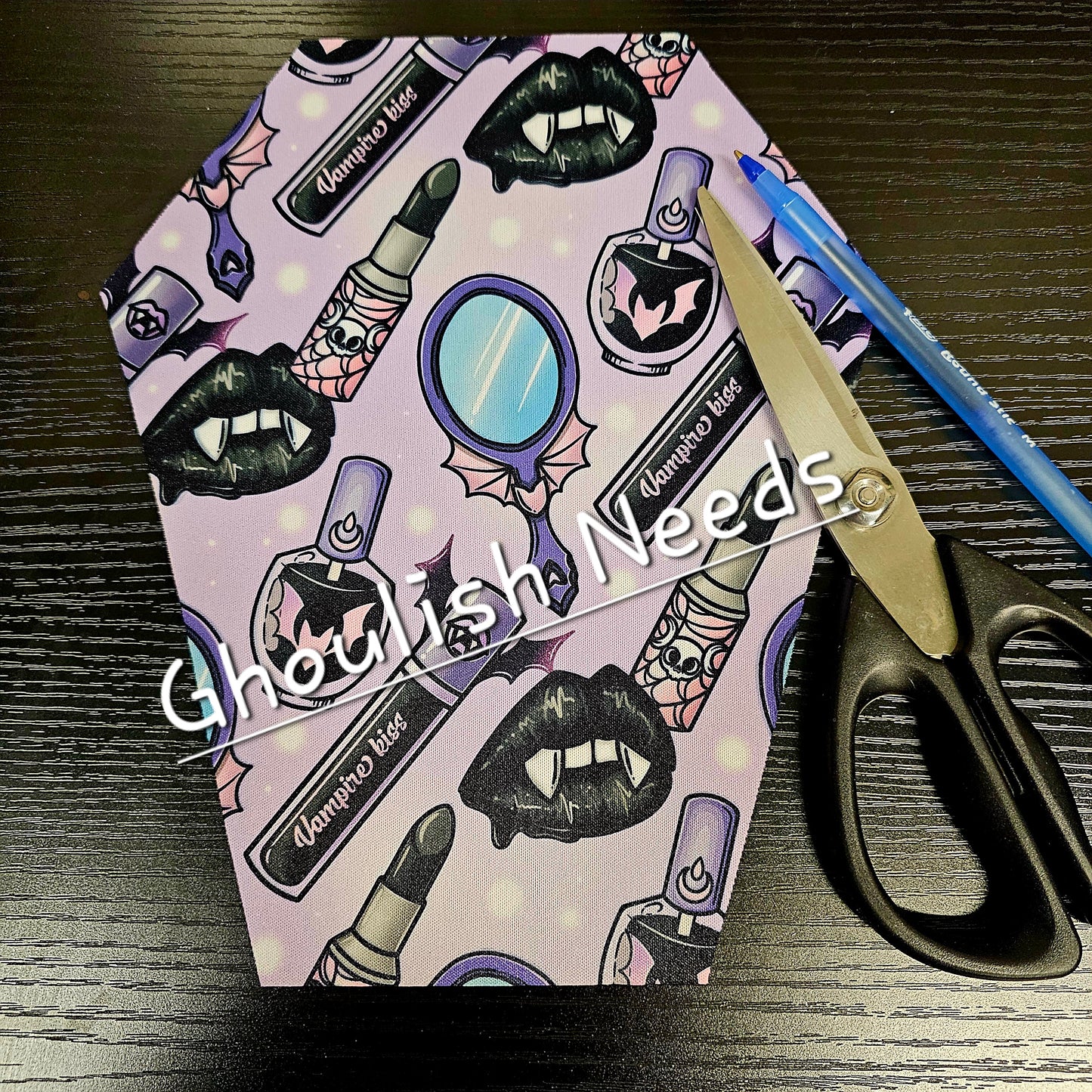 Gothic Beauty Coffin Mousepad