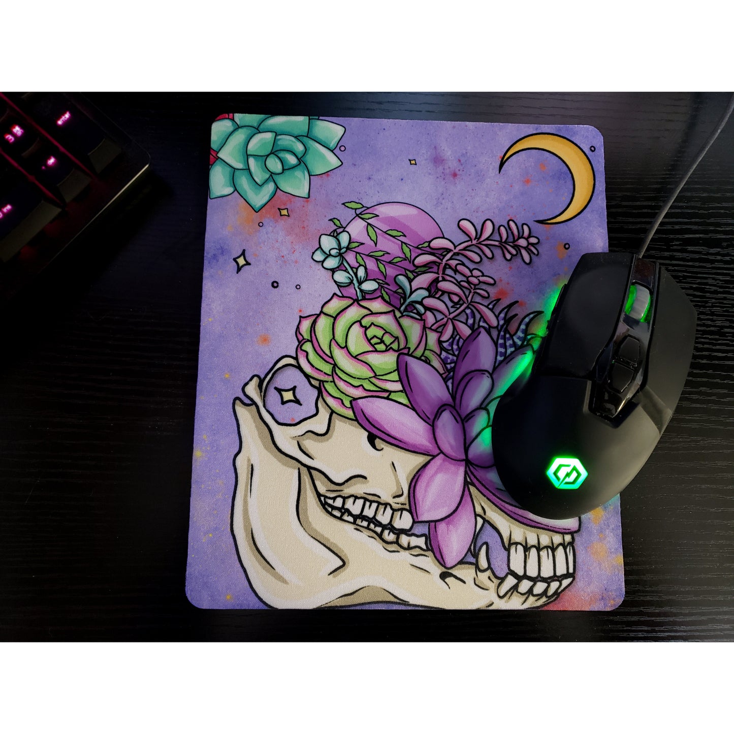 Skull Planter Mousepad