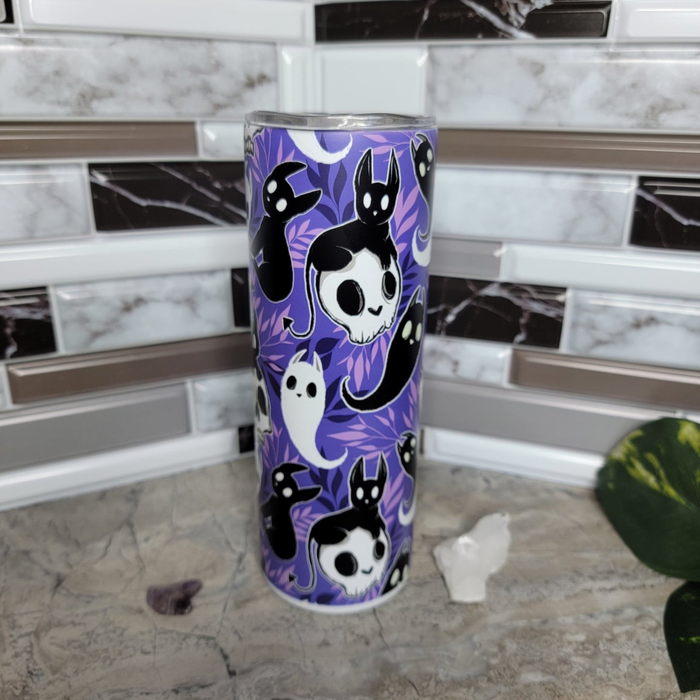Ghost cat 20oz Tumbler