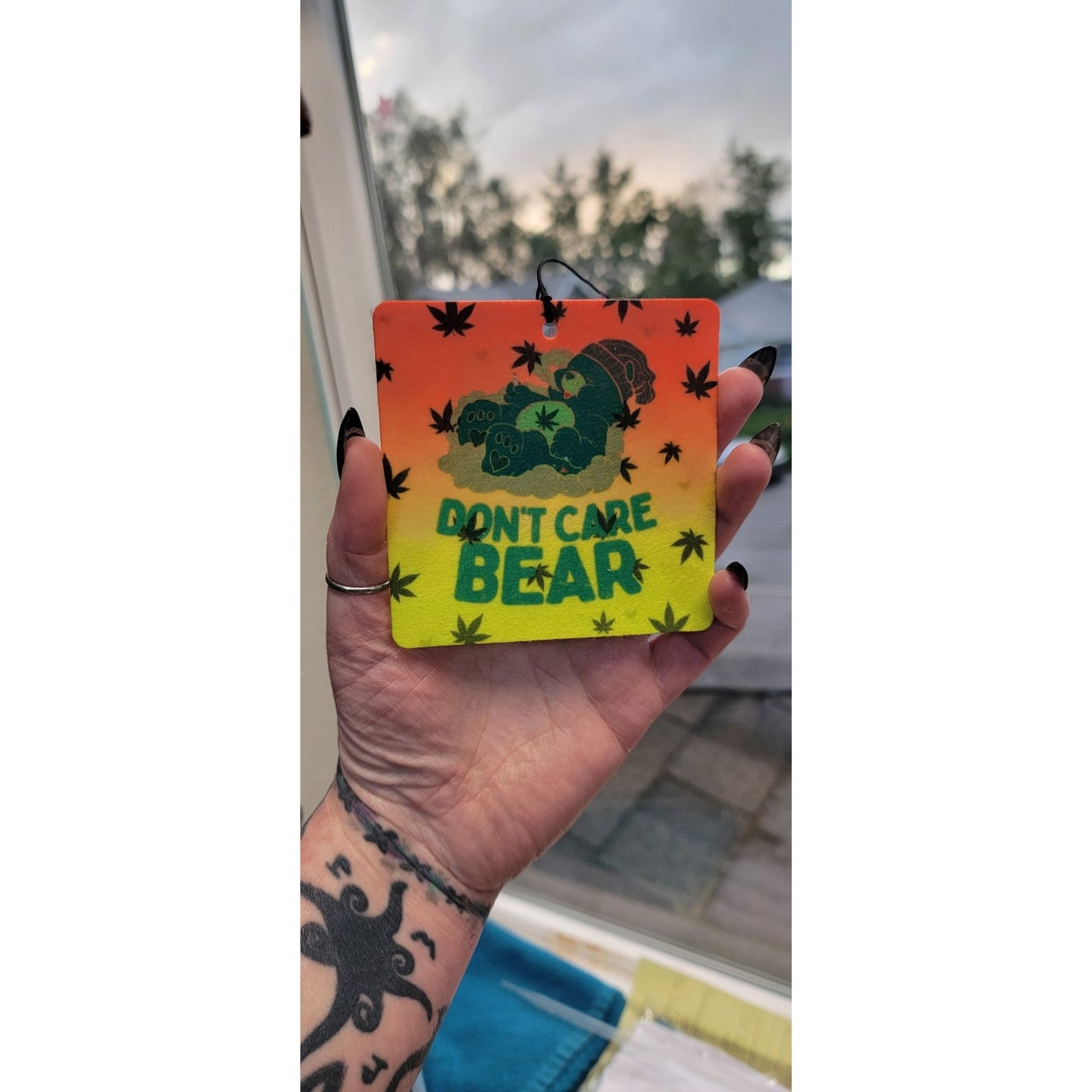 Don't care Bear Car Air Freshener