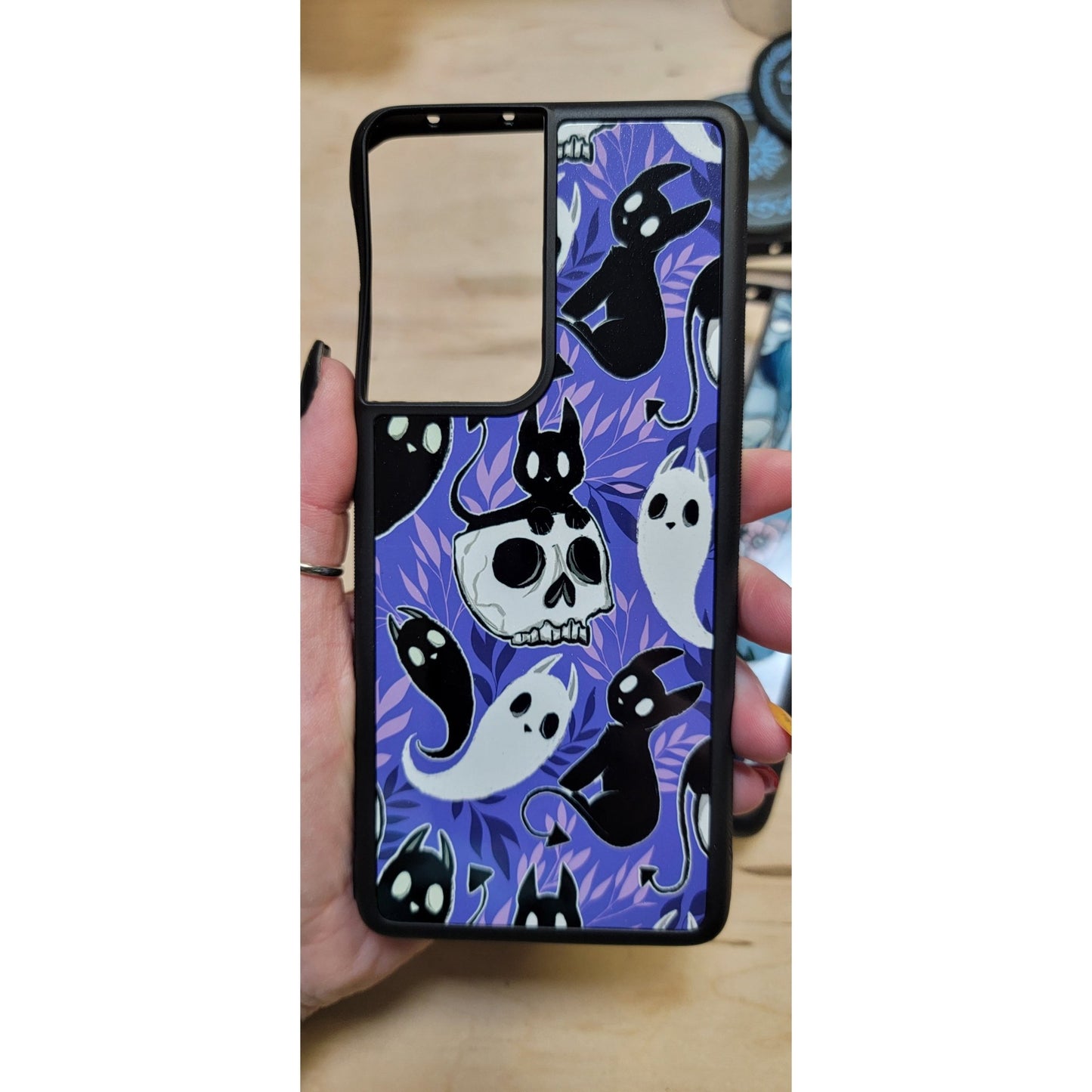 Ghost And Demon Cat Phone case