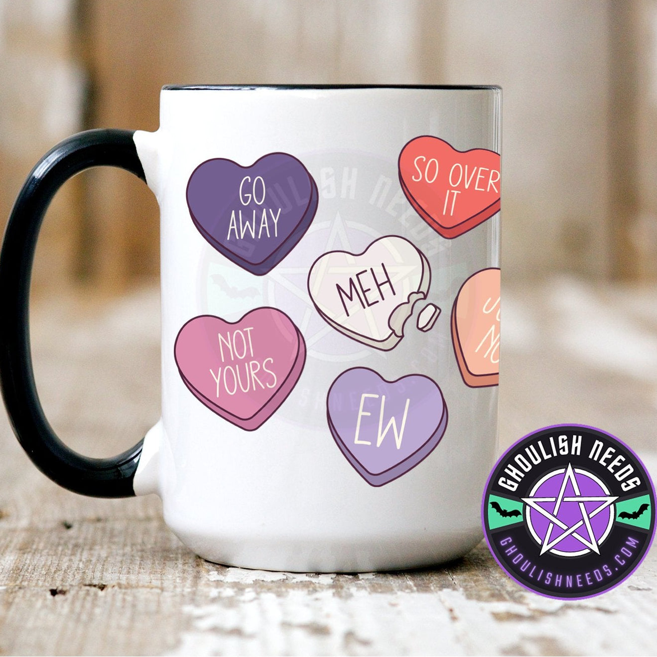 Anti Valentine's Hearts 11oz Mug