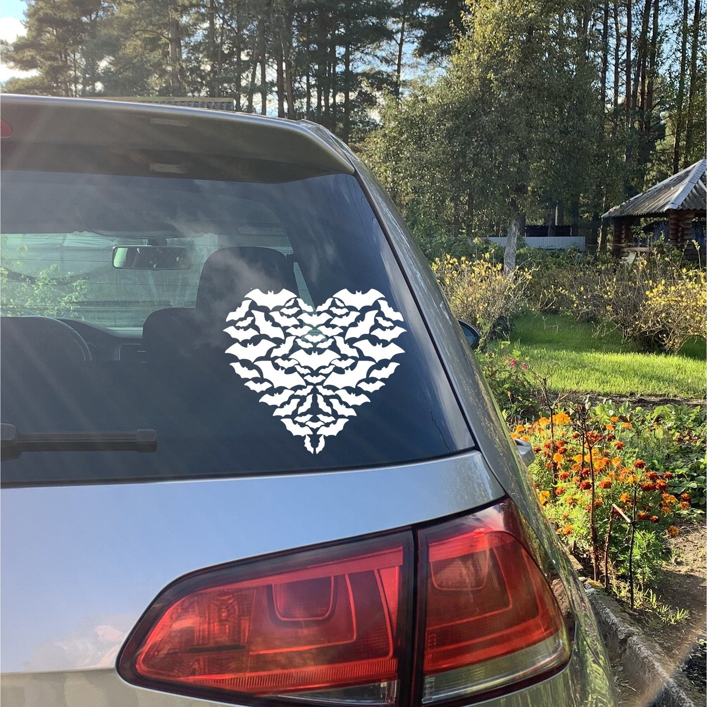 Bat Heart Decal
