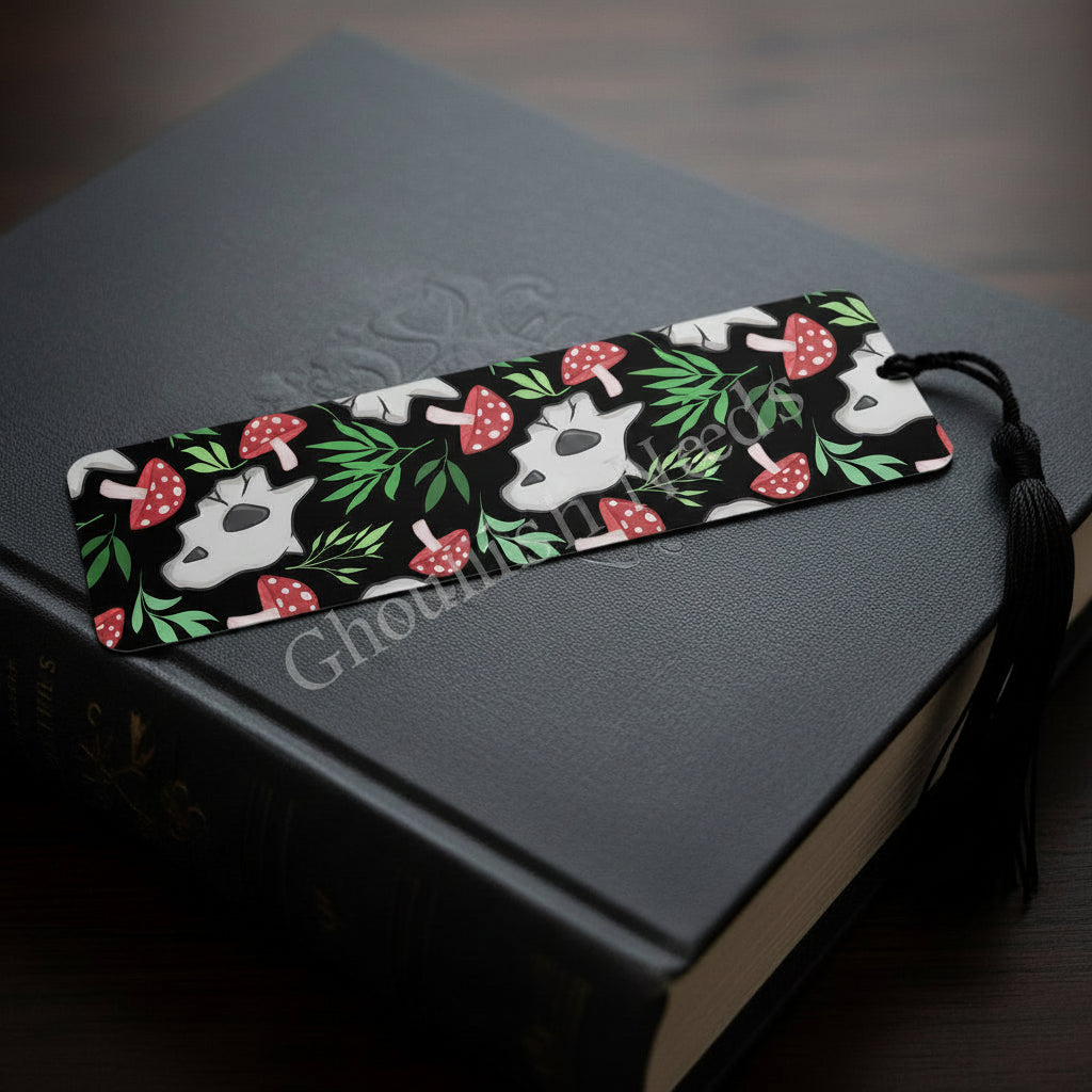 Cute animal Skull Bookmark with Tassel