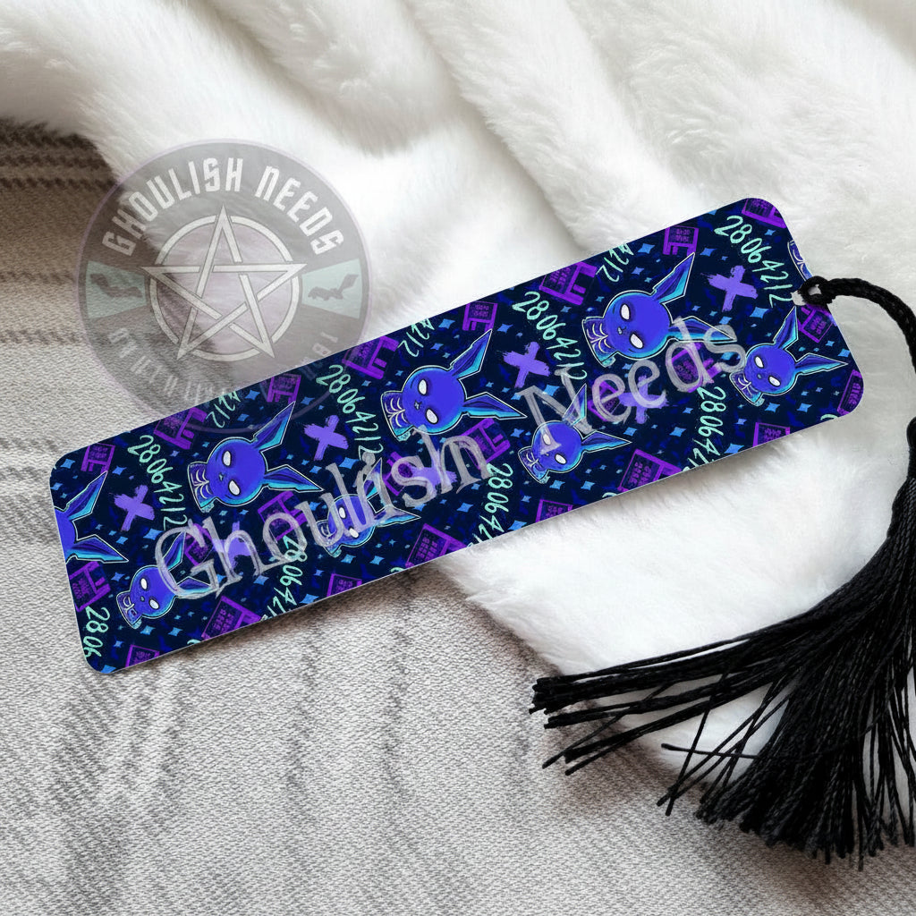 Evil Bunny Bookmark with Tassel