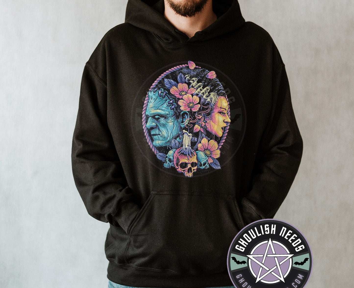 Frankenstein's monster and bride Hoodie