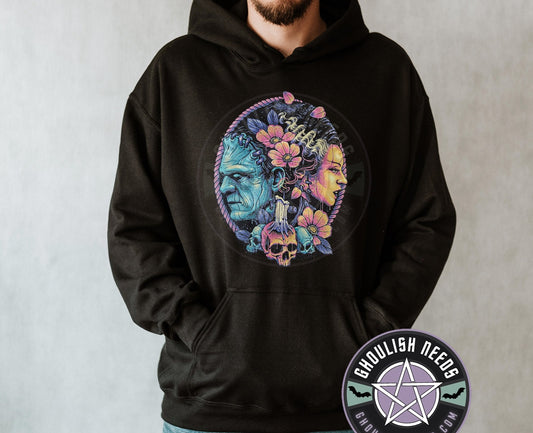 Frankenstein's monster and bride Hoodie