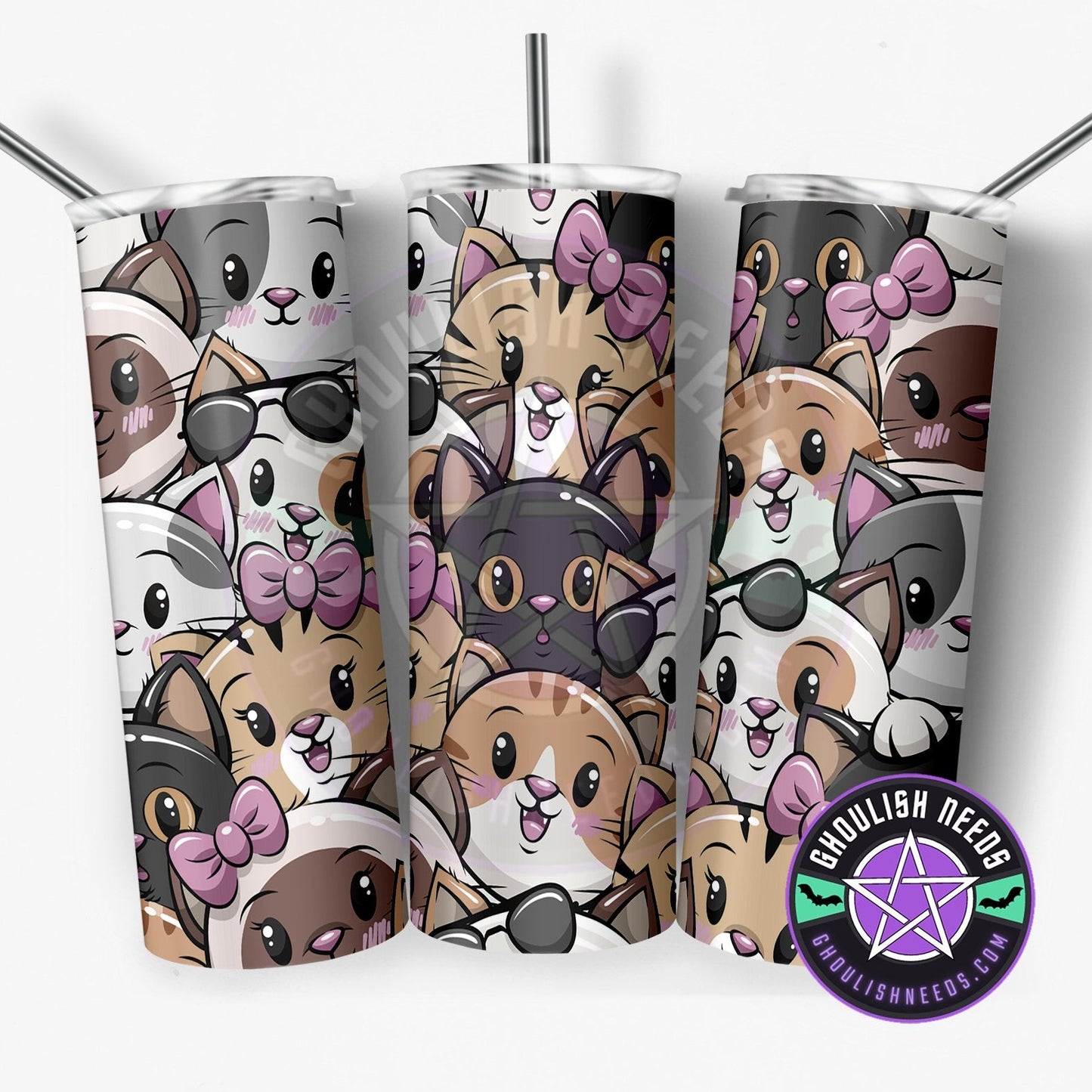 Happy Cat V2 20oz Double Insulated Tumbler
