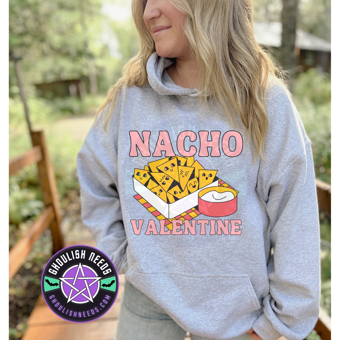 Nacho Valentines Pullover Hoodie