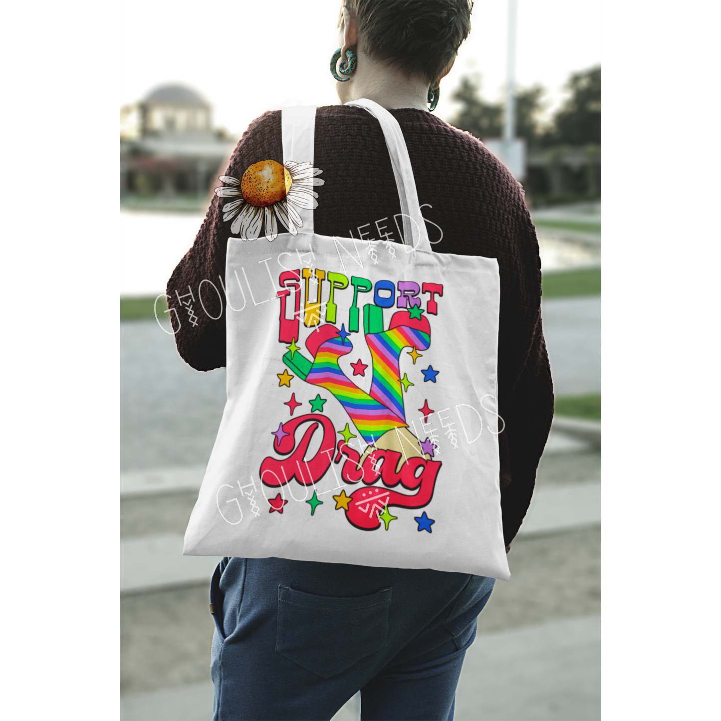 Support Drag Tote Bag