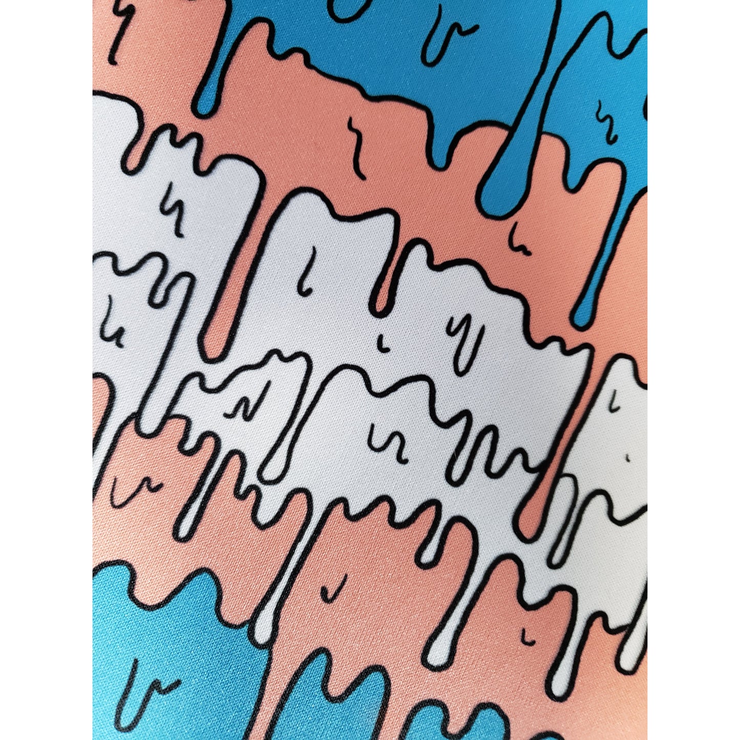 Trans Rights Mousepad mockup - Transgender pride dripping design