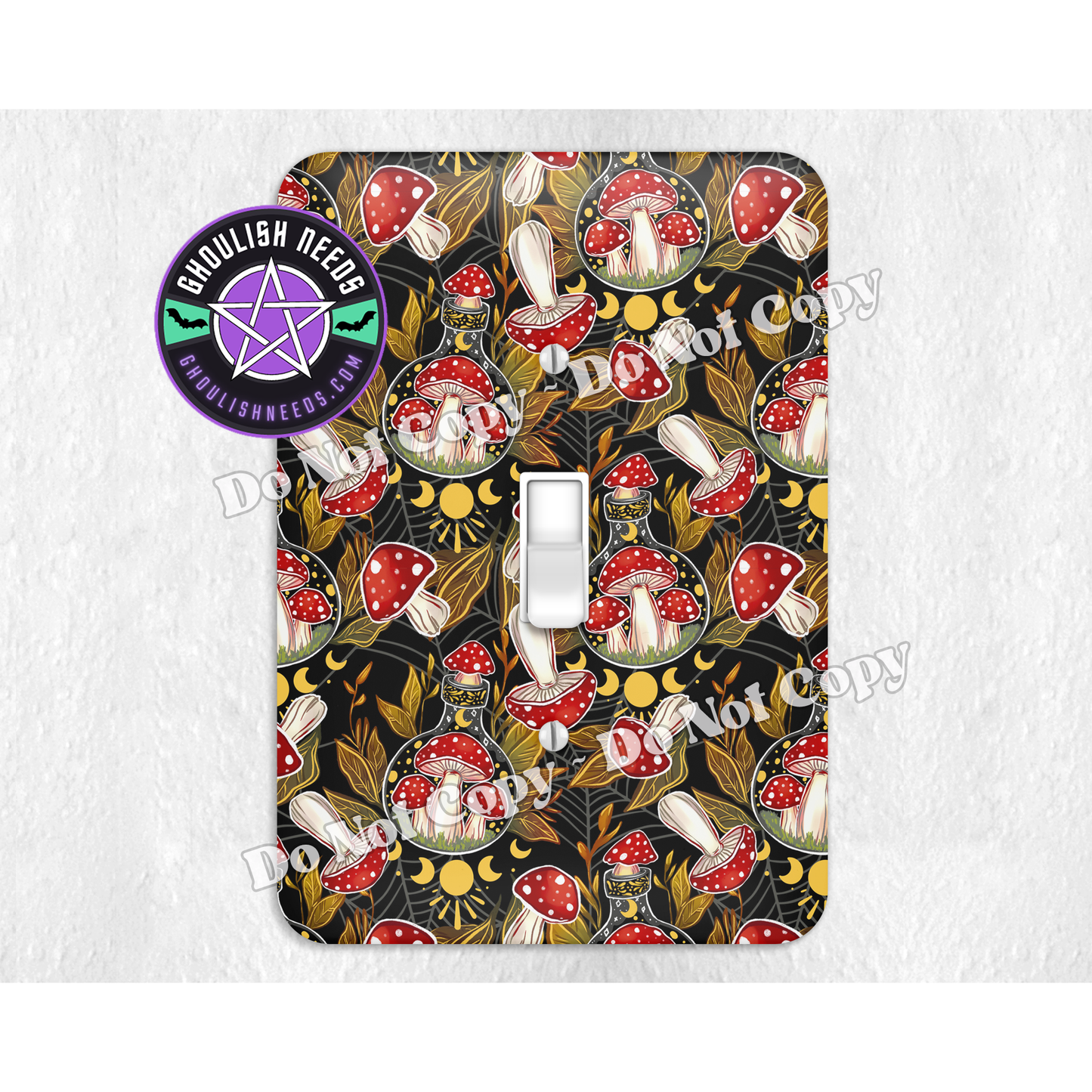 Wishing Bottle Light Switch Cover