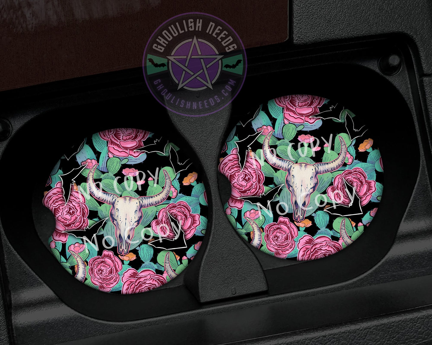 Desert Goth Car Coaster set