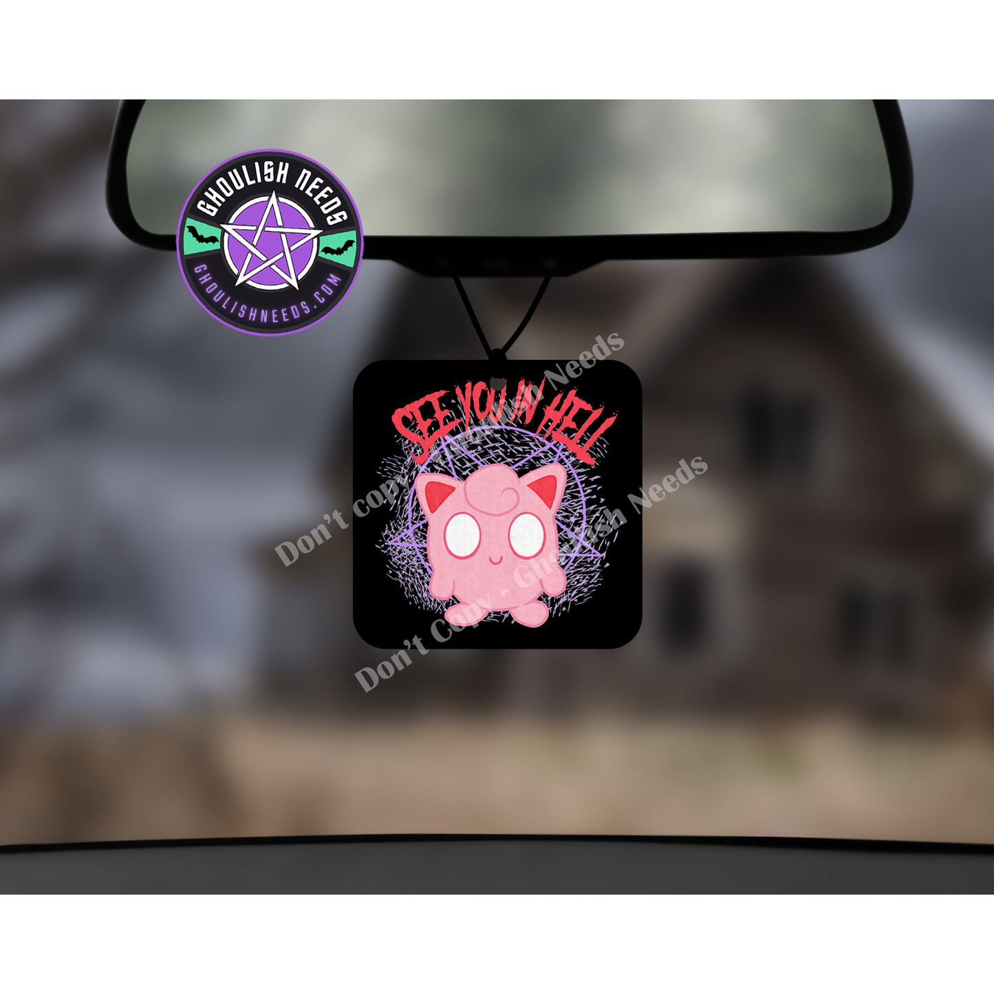 See you in Hell Car Air Freshener