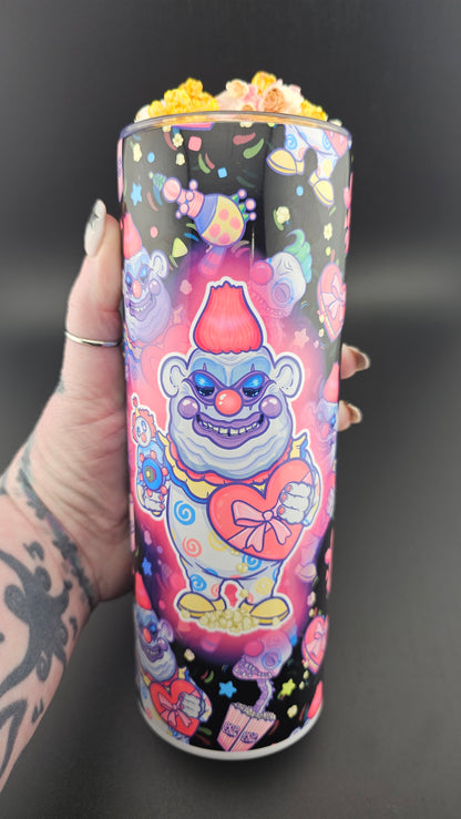 Killer Klowns Popcorn tumbler