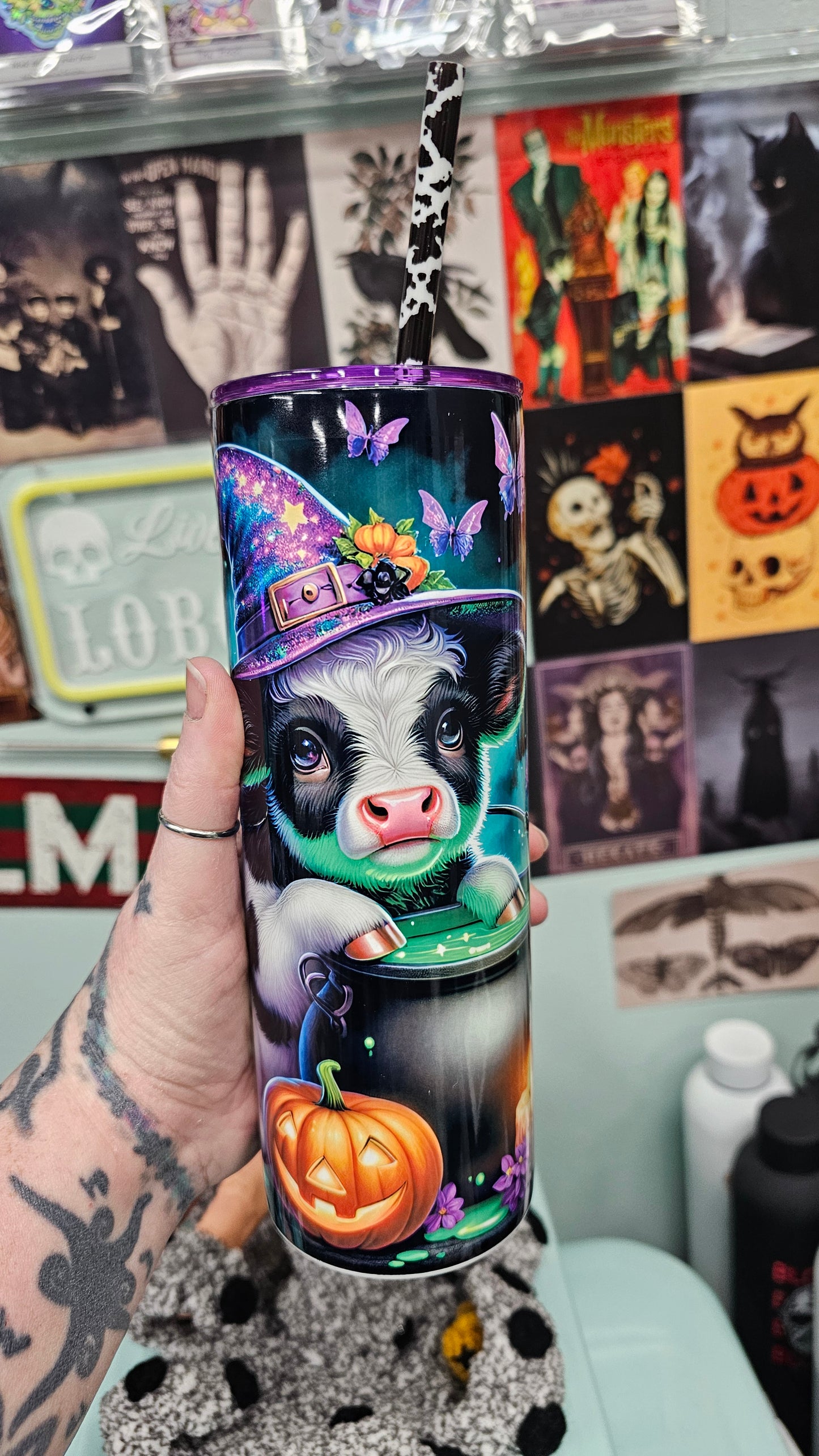 Wizard Cow 20oz Double Insulated Tumbler