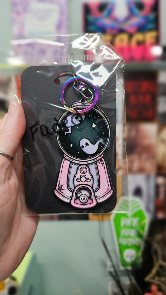 MESS - UP - GHOST GUMBALL KEYCHAIN - MESS- UP