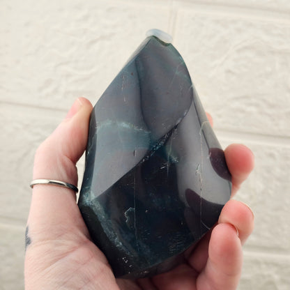 Blue Green Ocean Jasper Flame