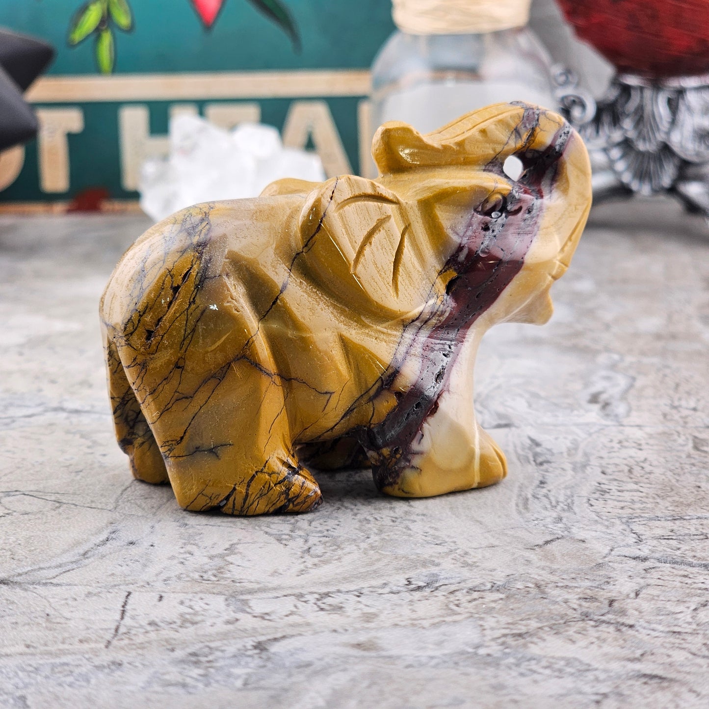 Mookite Jasper Elephant