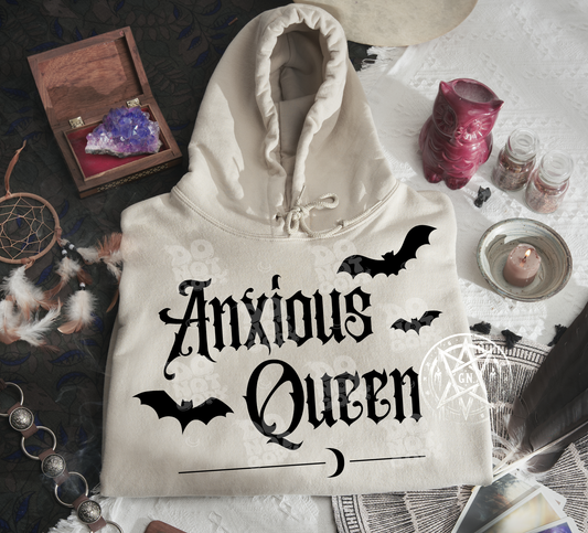 Anxious Queen Pullover Hoodie