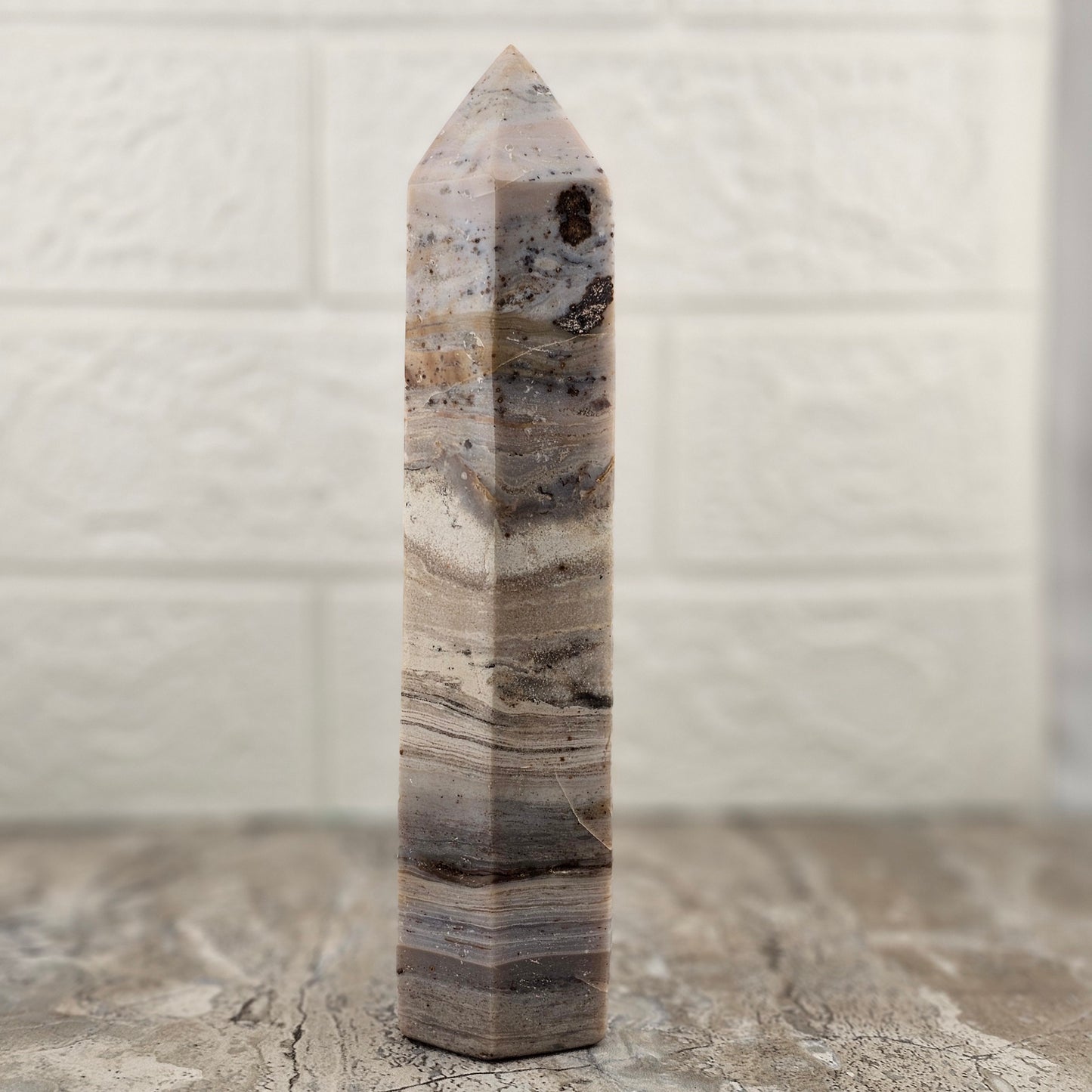Banded Agate Stone Tower