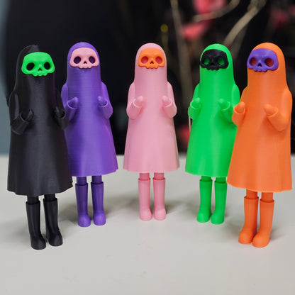 Darkling colors Black, purple, Pink, Green and Orange 